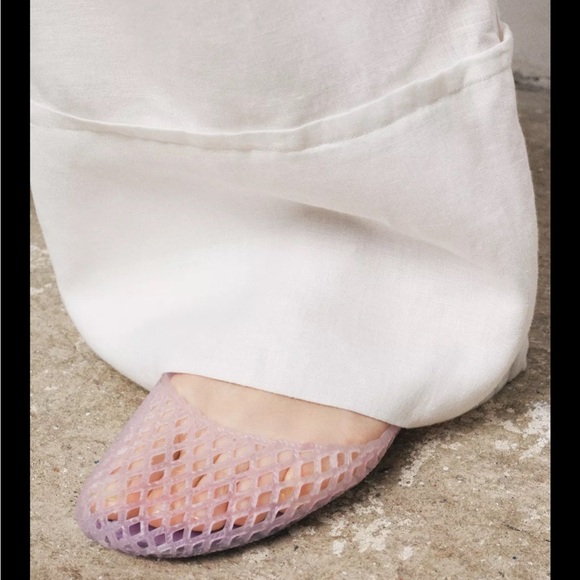 ZARA purple jelly flats NWT - Picture 2 of 5